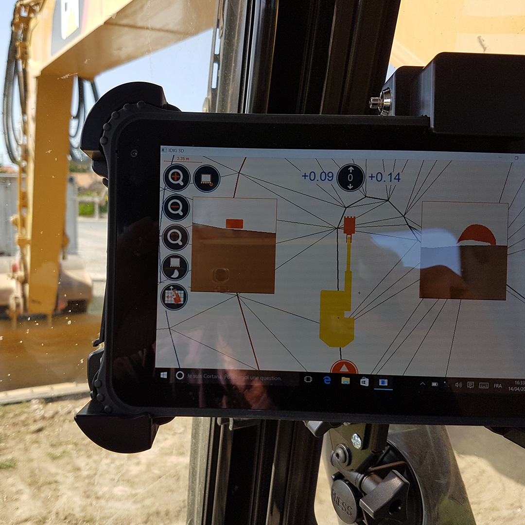 sitenav 3D machine control software