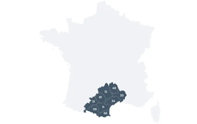 Carte contact STIENAV Occitanie